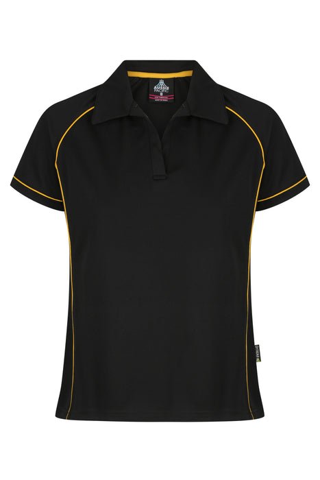 Endeavour Lady Polos - BLACK/GOLD