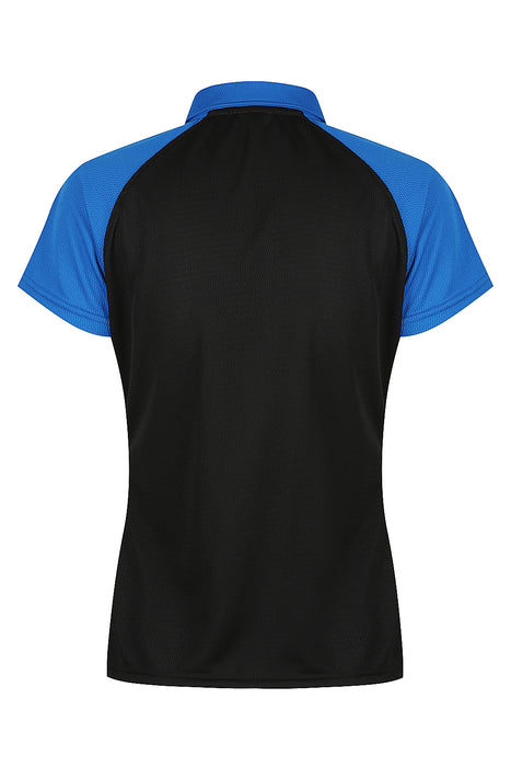 Manly Lady Polos - BLACK/ELECTRIC ROYAL