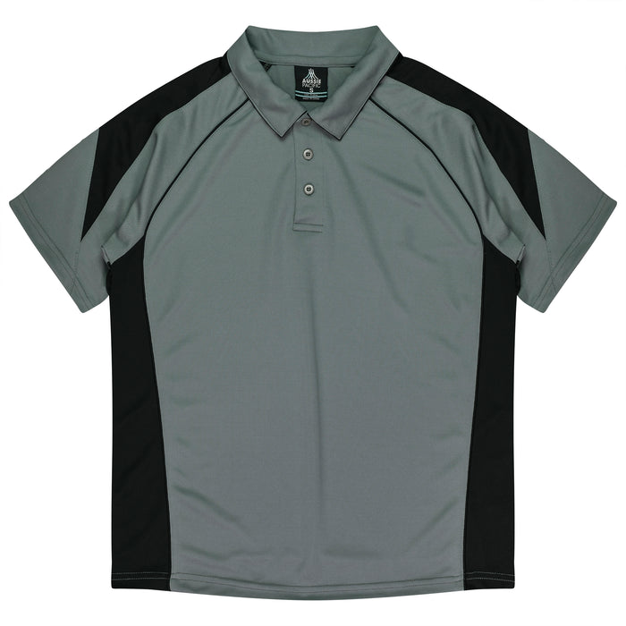 Premier Kids Polos - ASHE/BLACK