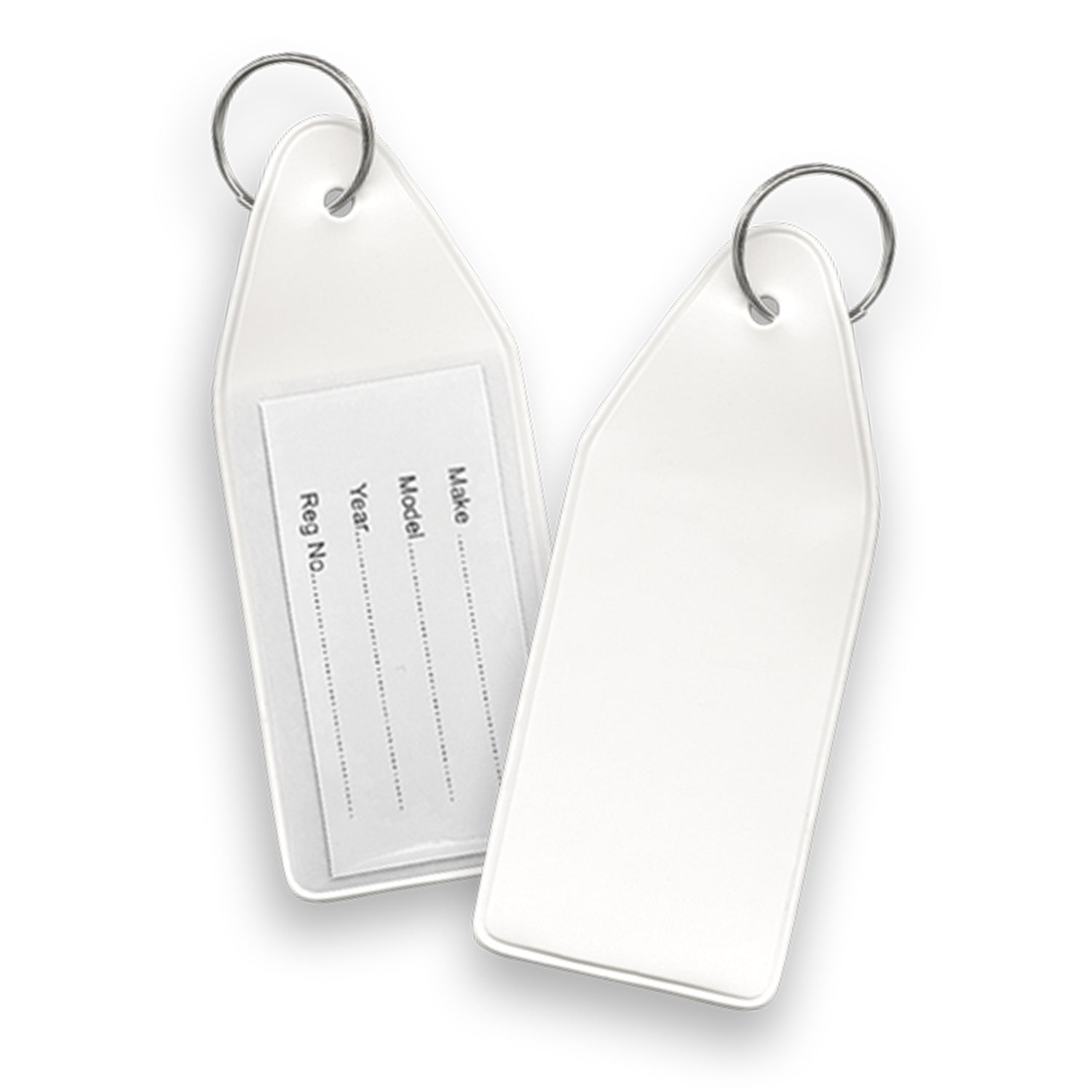 TRENDS Vinyl Key Tag - White