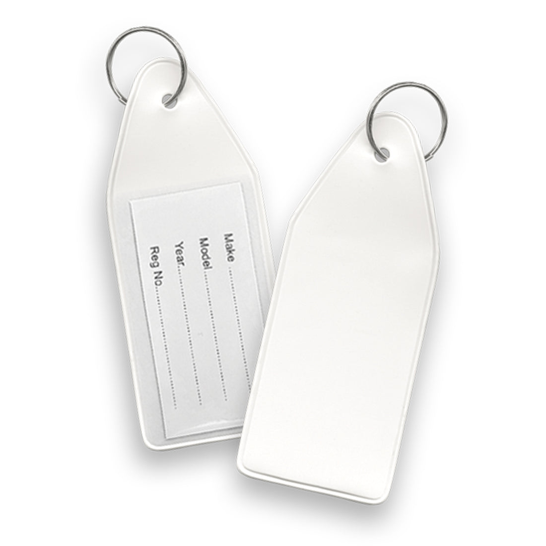 TRENDS Vinyl Key Tag - White