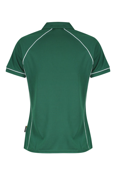 Endeavour Lady Polos - BOTTLE/WHITE