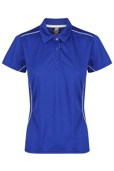 Kuranda Lady Polos - ROYAL/WHITE