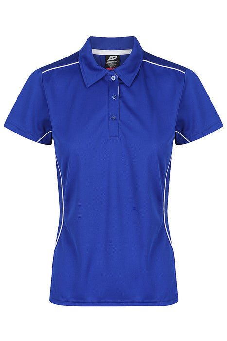Kuranda Lady Polos - ROYAL/WHITE