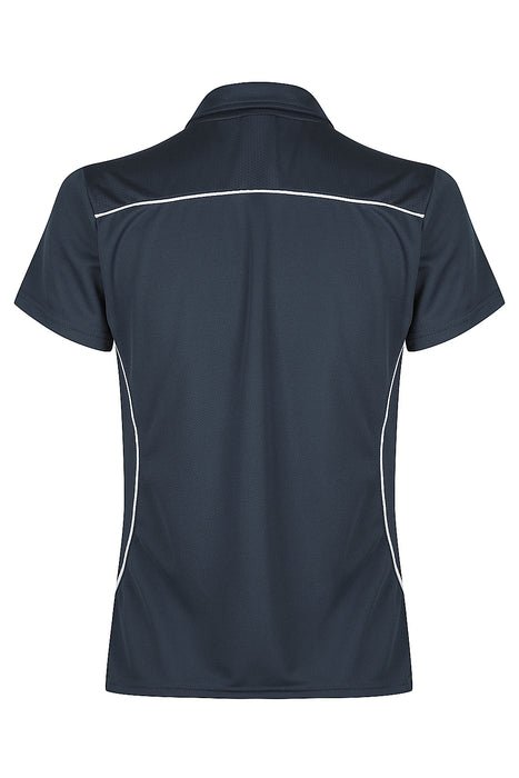 Kuranda Lady Polos - NAVY/WHITE