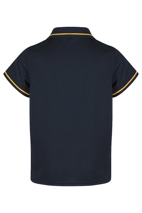 Cottesloe Kids Polos - NAVY/GOLD
