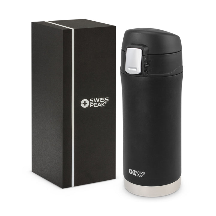 TRENDS Swiss Peak Elite Copper Vacuum Mug - Black