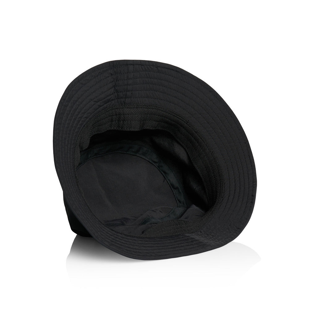 AS Colour Nylon Bucket Hat 1171 - Black rear