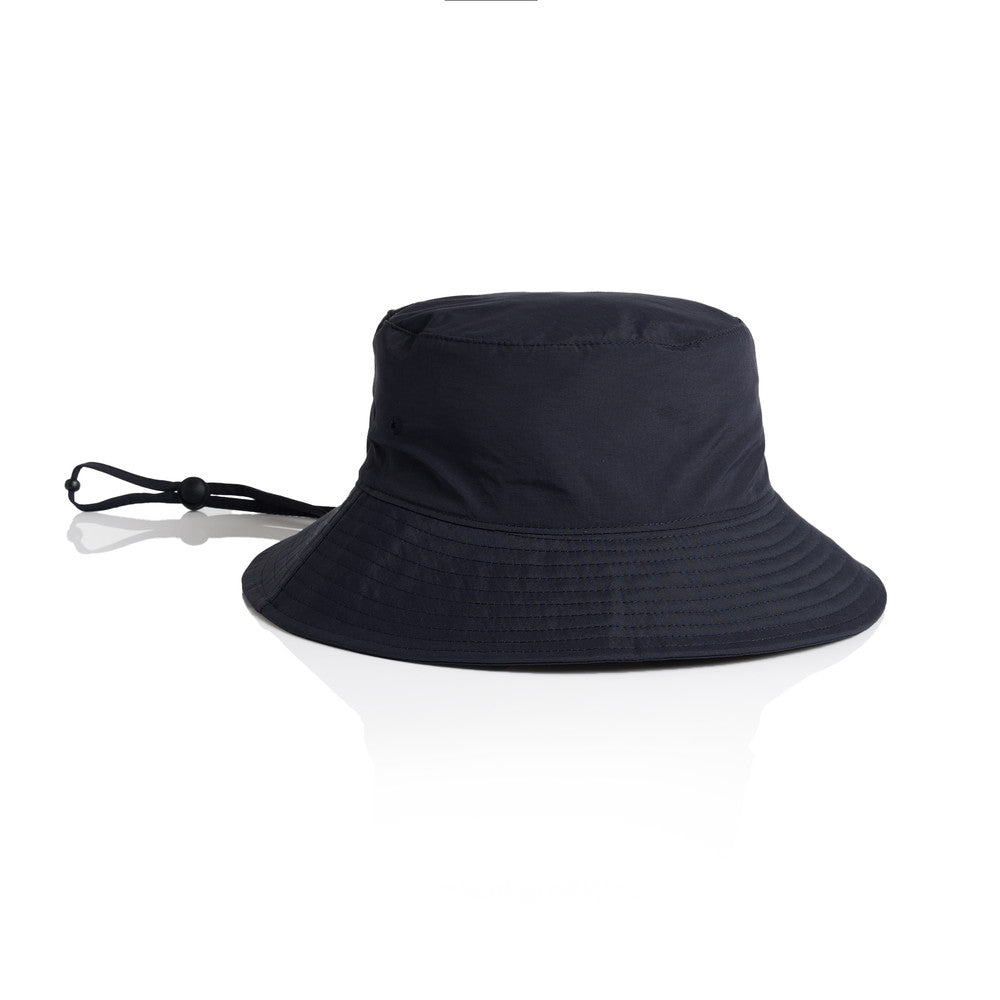 AS Colour Nylon Wide Brim Bucket Hat 1174 - Navy front