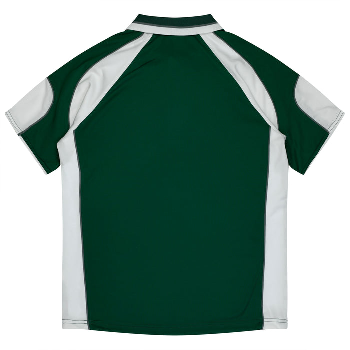 Murray Kids Polos - BOTTLE/WHITE