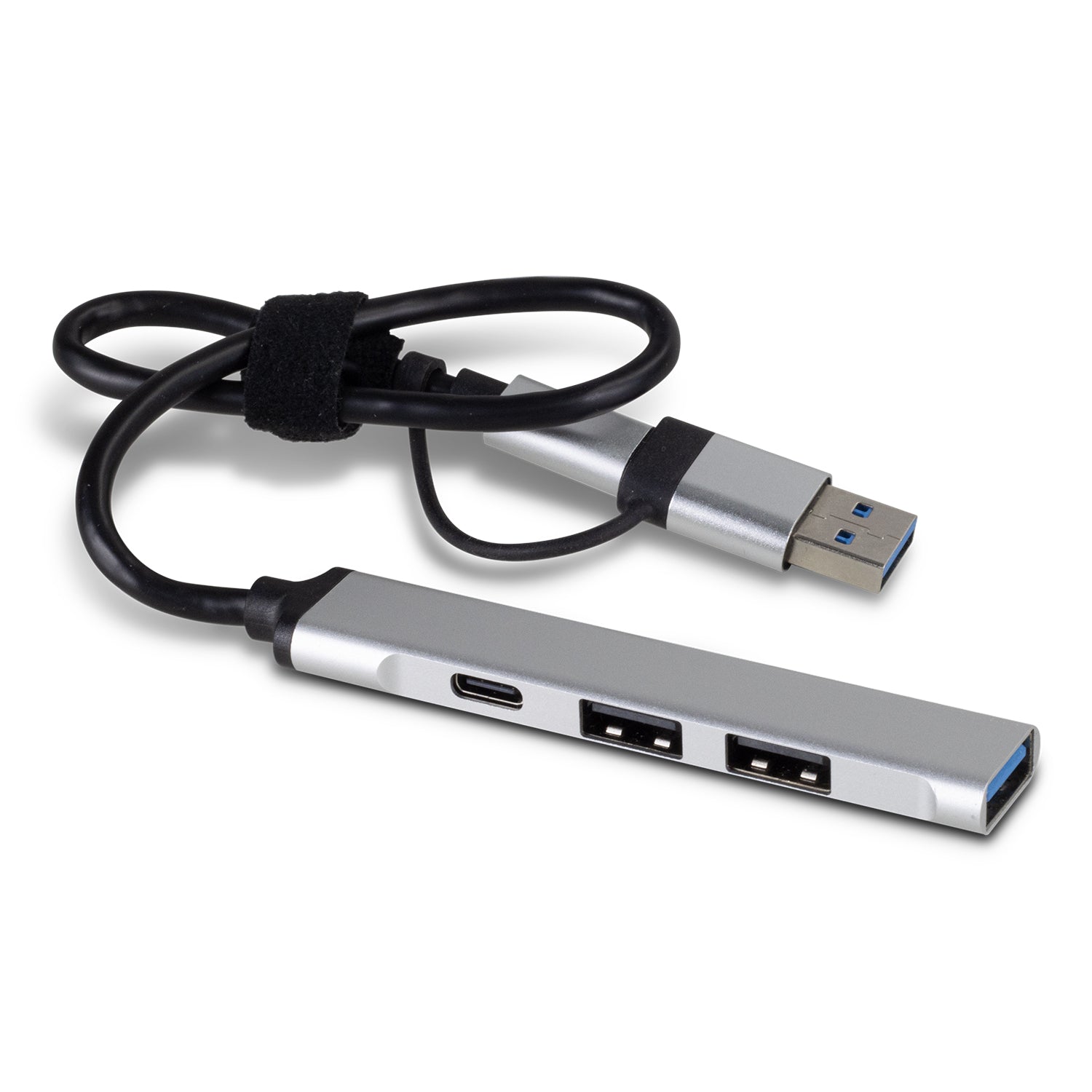 TRENDS Megabyte USB Hub 124144 - Silver