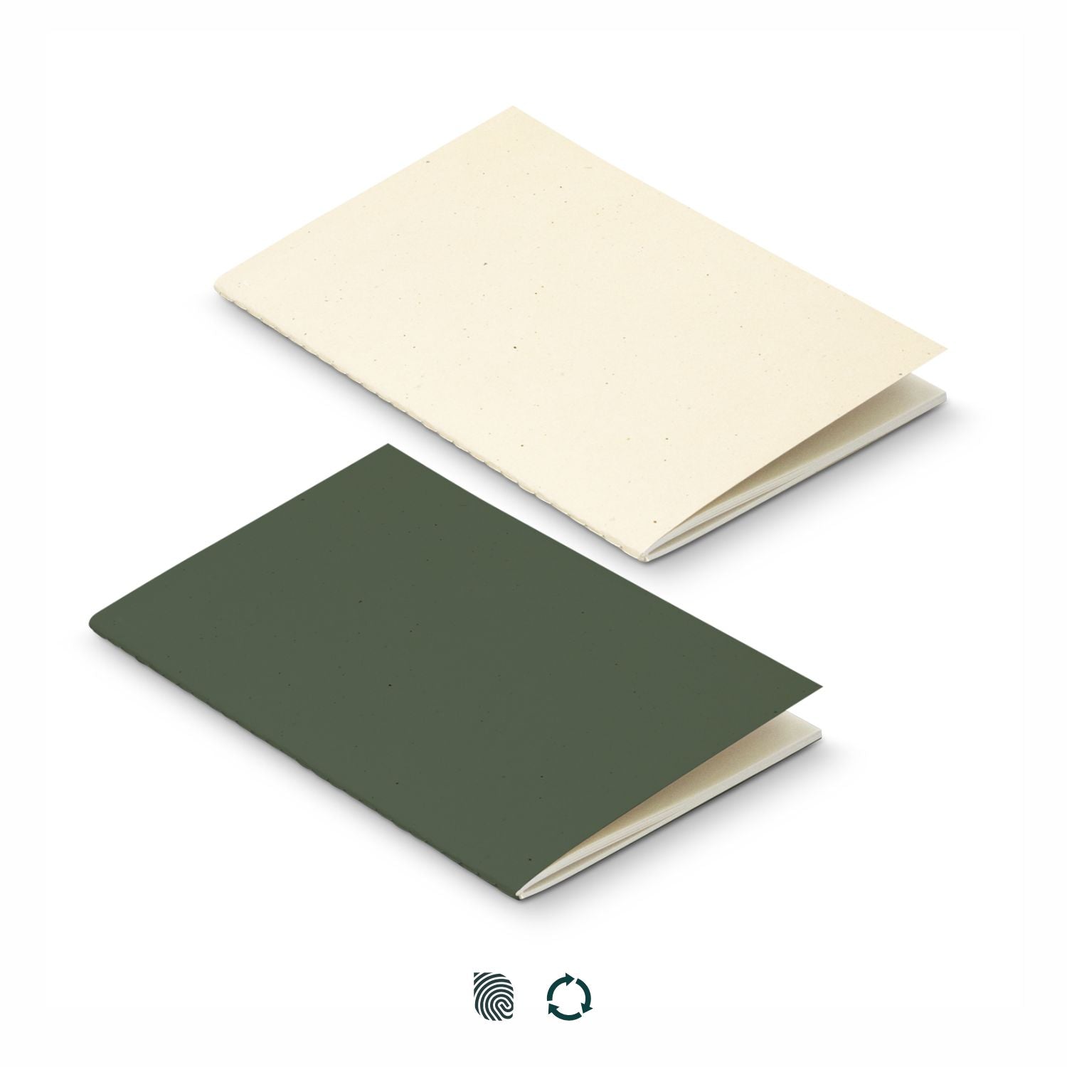 TRENDS Terra Recycled Paper Soft Cover Notebook pad printed logo included