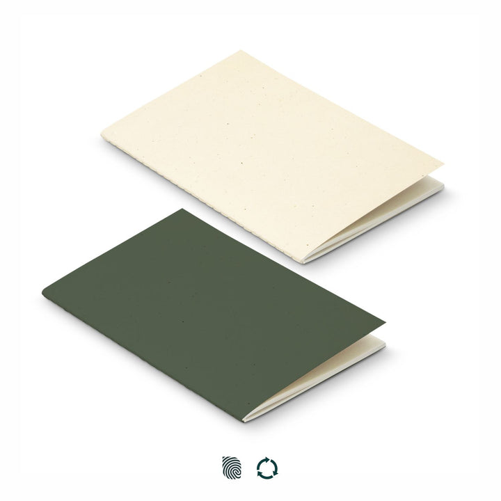 TRENDS Terra Recycled Paper Soft Cover Notebook pad printed logo included