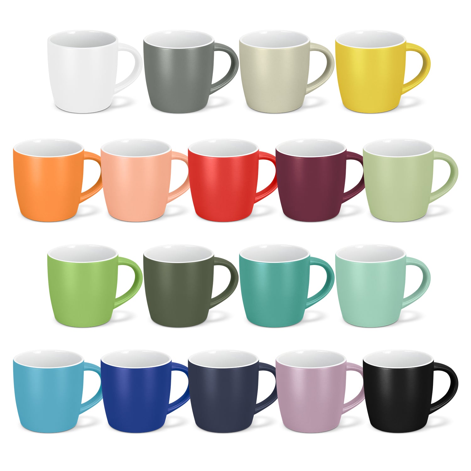 TRENDS Mocha Coffee Mug pad printed logo included