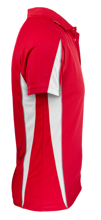 Eureka Mens Polos - RED/WHITE