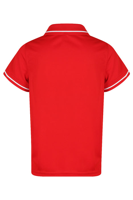 Cottesloe Kids Polos - RED/WHITE