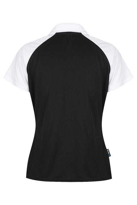 Manly Lady Polos - BLACK/WHITE