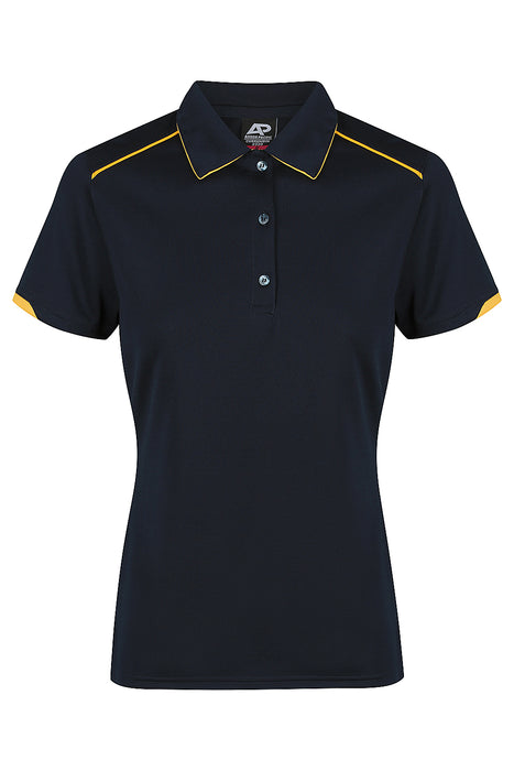 Currumbin Lady Polos - NAVY/GOLD