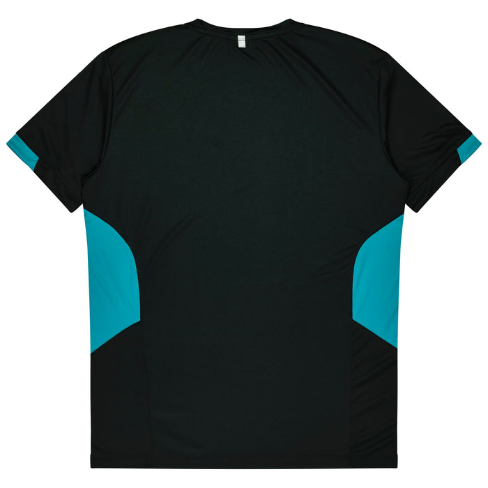 Tasman Kids Tees - BLACK/TEAL