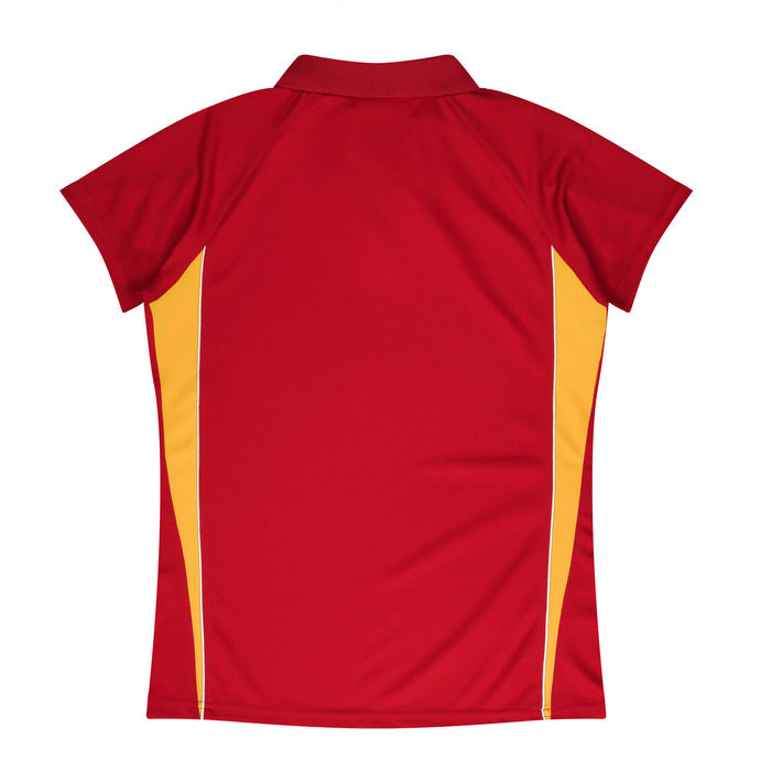Eureka Lady Polos - RED/GOLD