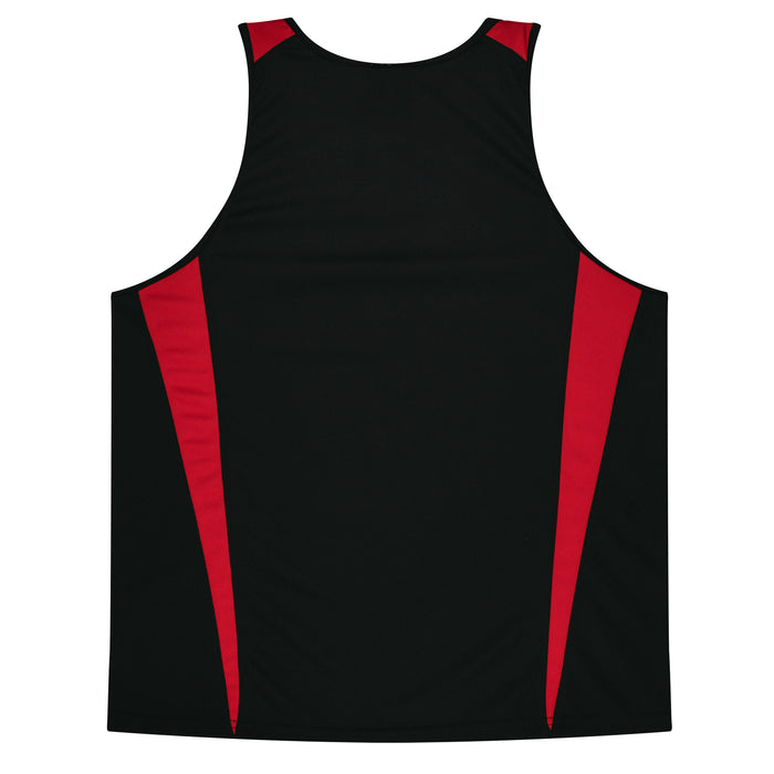 Eureka Kids Singlets - BLACK/RED