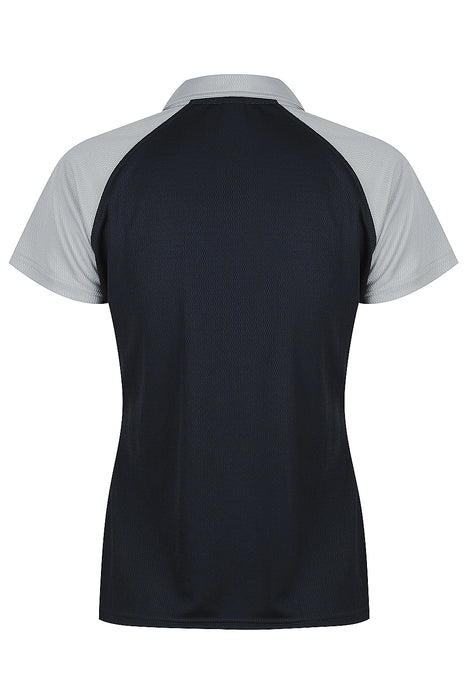 Manly Lady Polos - NAVY/SILVER