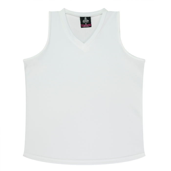 Botany Lady Singlets - WHITE