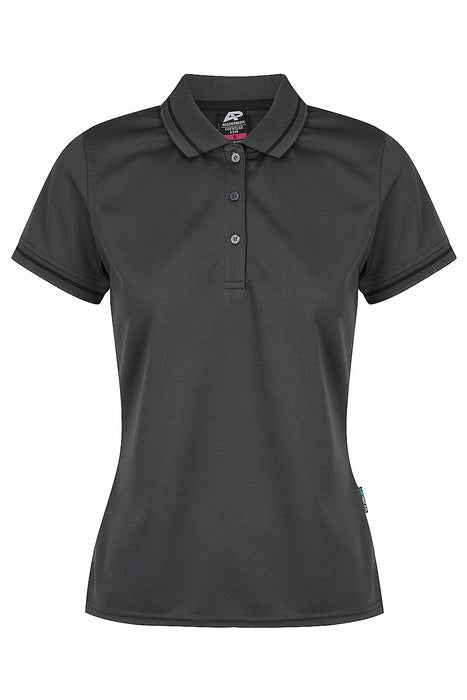 Cottesloe Lady Polos - SLATE/BLACK