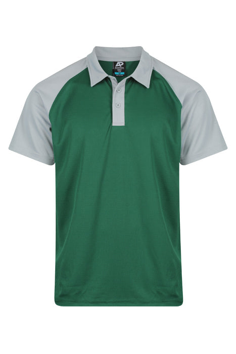 Manly Mens Polos - BOTTLE/SILVER