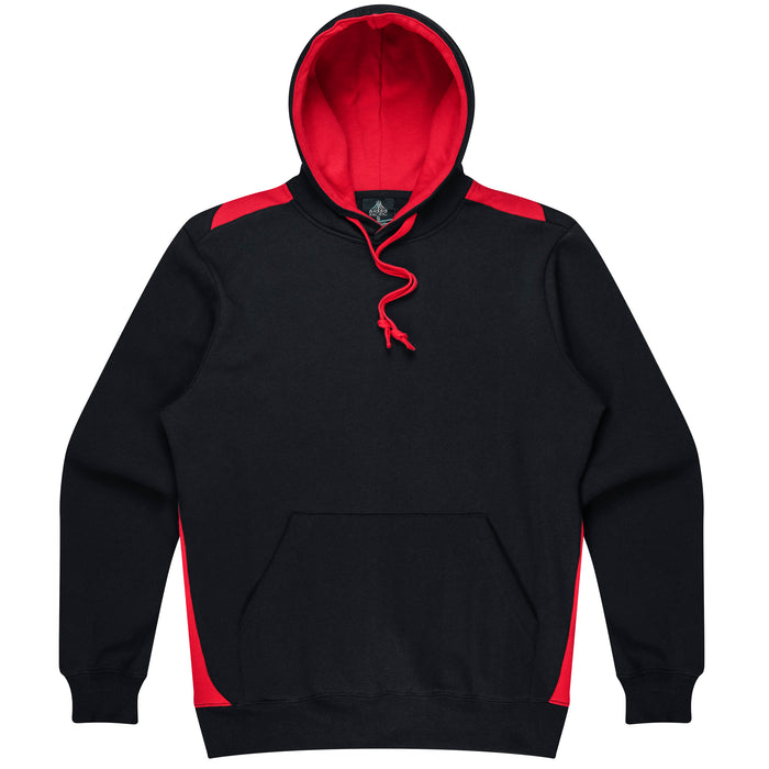 Paterson Mens Hoodies - BLACK/RED