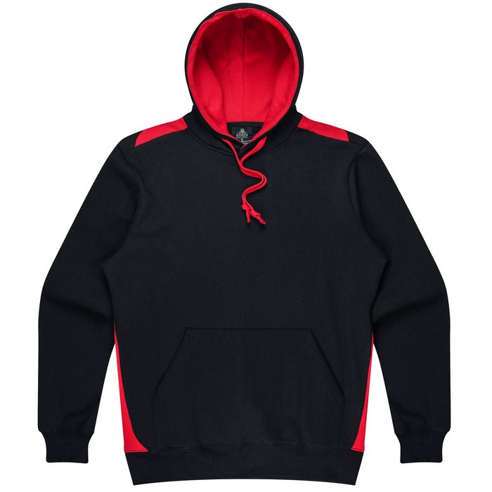Paterson Mens Hoodies - BLACK/RED