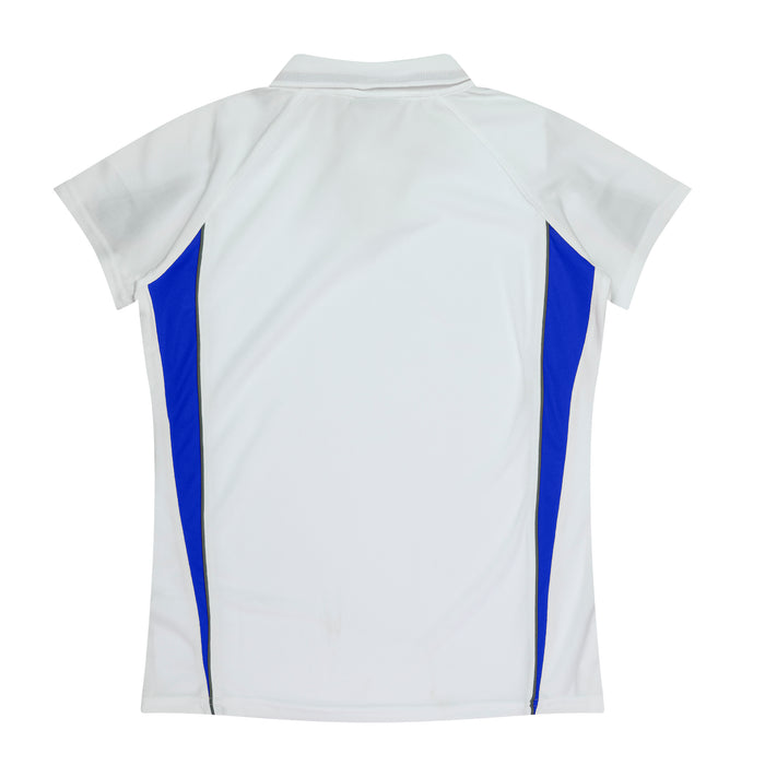 Eureka Lady Polos - WHITE/ROYAL