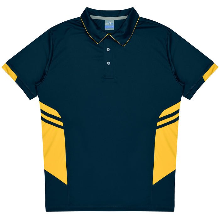Tasman Kids Polos - NAVY/GOLD
