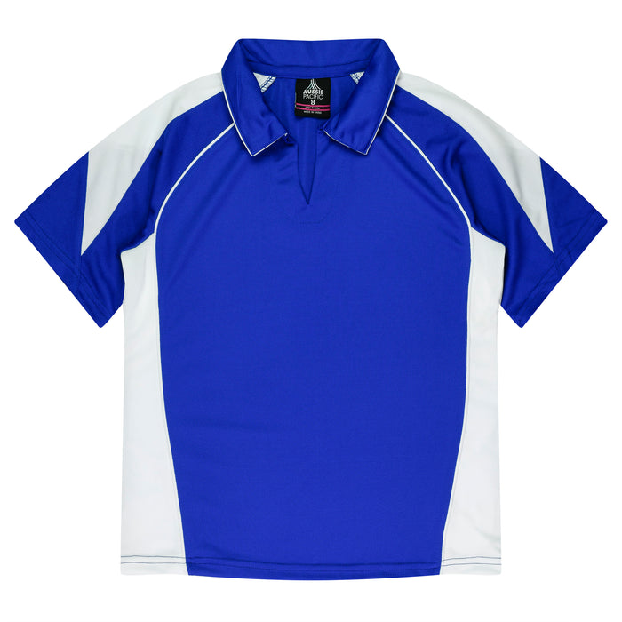 Premier Lady Polos - ROYAL/WHITE