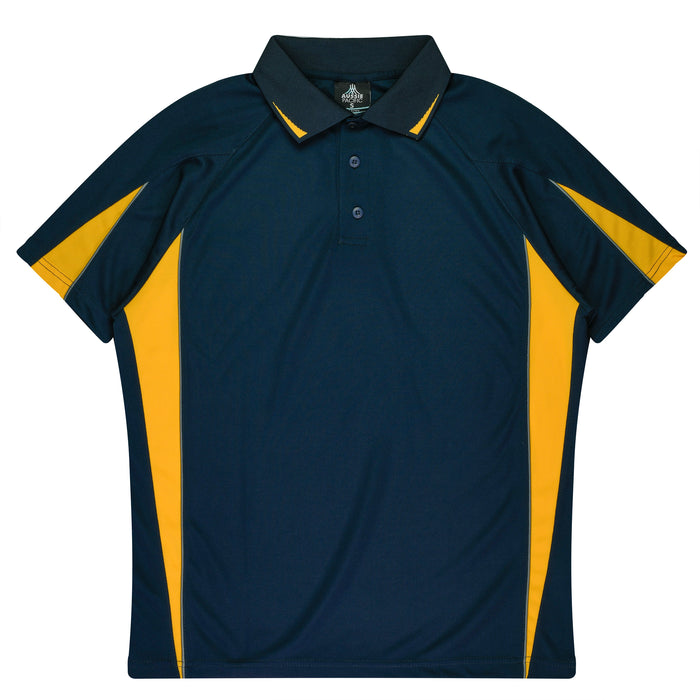 Eureka Kids Polos - NAVY/GOLD