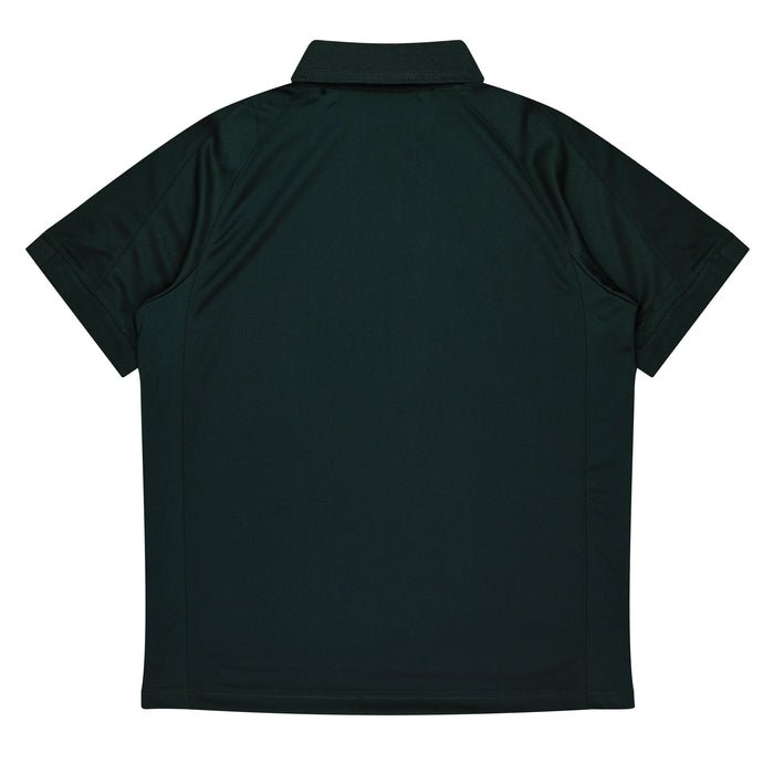 Flinders Mens Polos - BLACK/RED