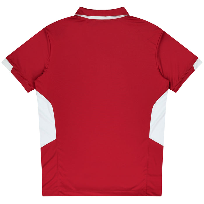 Tasman Kids Polos - RED/WHITE