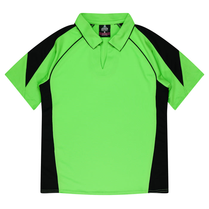 Premier Lady Polos - APPLE/BLACK