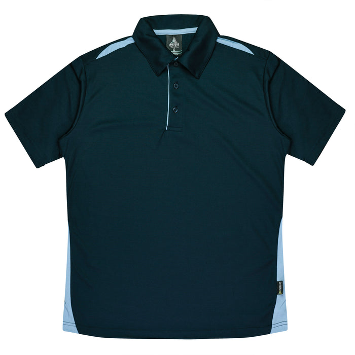 Paterson Kids Polos - NAVY/SKY