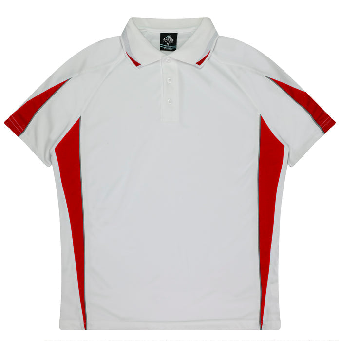 Eureka Kids Polos - WHITE/RED