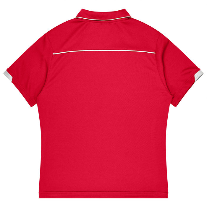 Currumbin Kids Polos - RED/WHITE