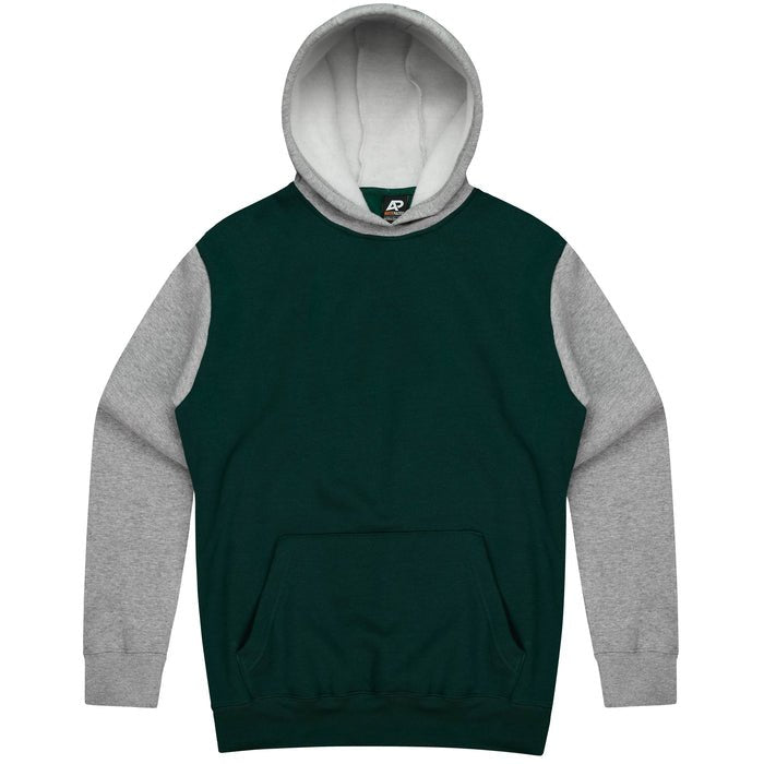 Monash Mens Hoodies - BOTTLE/GREY