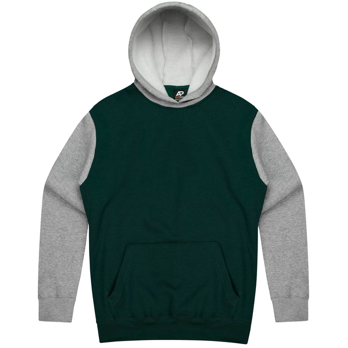 Monash Mens Hoodies - BOTTLE/GREY