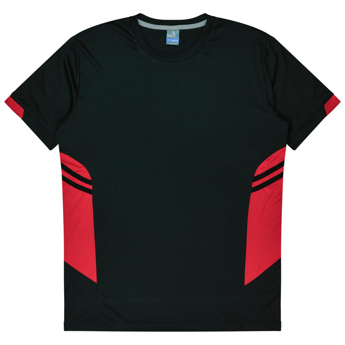 Tasman Kids Tees - BLACK/RED