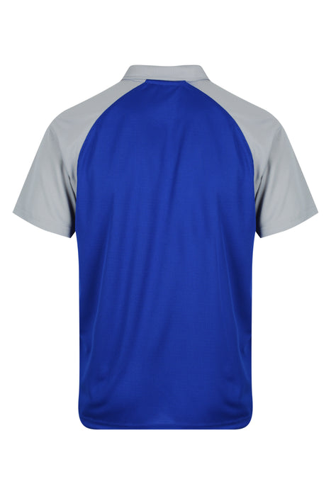 Manly Mens Polos - ROYAL/SILVER
