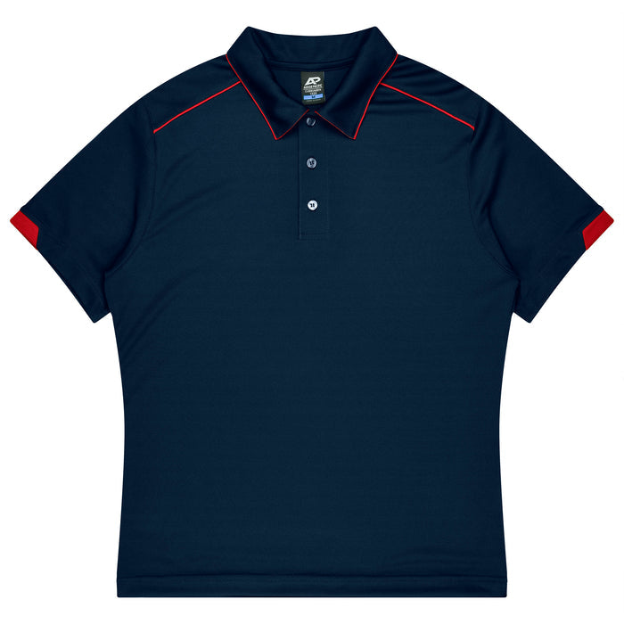 Currumbin Kids Polos - NAVY/RED