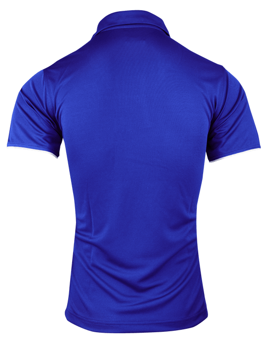 Yarra Mens Polos - ROYAL/WHITE