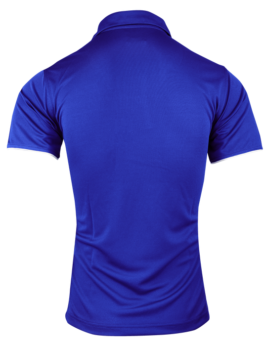 Yarra Mens Polos - ROYAL/WHITE