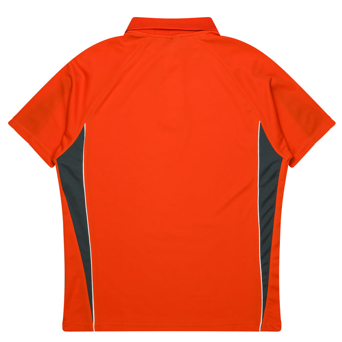 Eureka Kids Polos - ORANGE/CHARCOAL