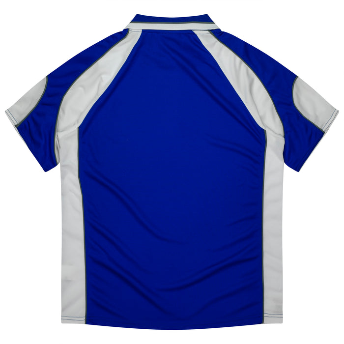 Murray Kids Polos - ROYAL/WHITE